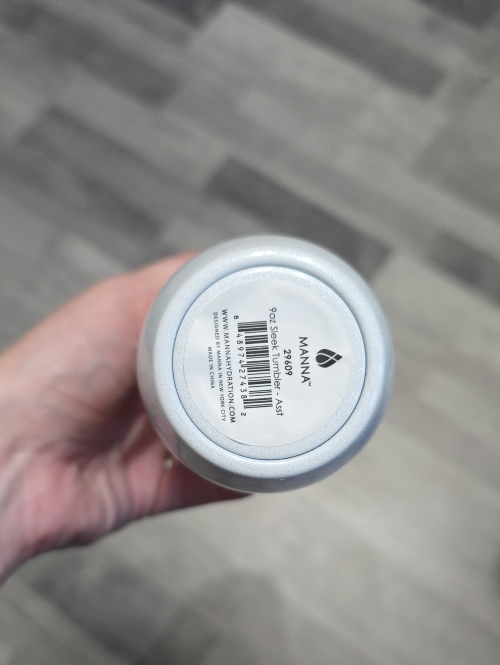 NWOT, Manna White Stainless Travel Tumbler, 9oz - Picture 2 of 2